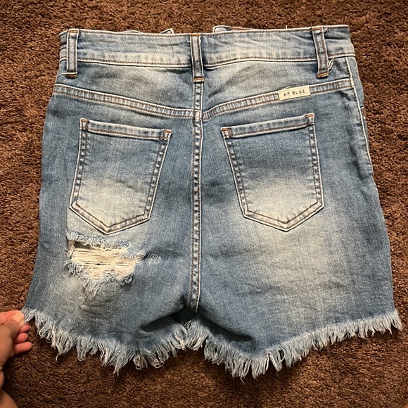 High Rise Jean Shorts - Picture 2 of 3